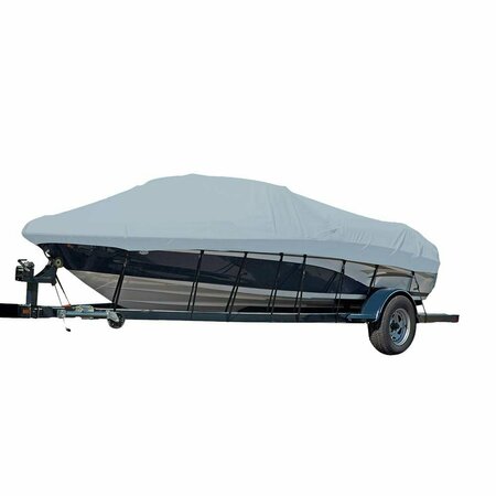 CARVER BY COVERCRAFT Carver Sun-DURA Styled-to-Fit Boat Cover f/16.5' Sterndrive V-Hull Runabout Boats Includin 77116S-11
